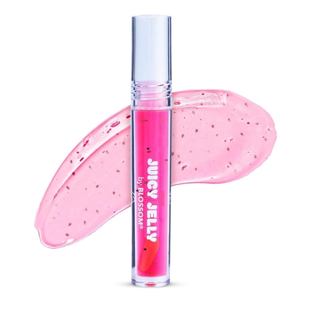 Blossom Juicy Jelly Strawberry Lip Oil Moisturizing High Shine Gloss Vegan NEW